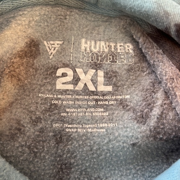 Zumiez Hunter X Hunter Killua Tie Dye Hoodie - Men’s XL - Picture 4 of 4